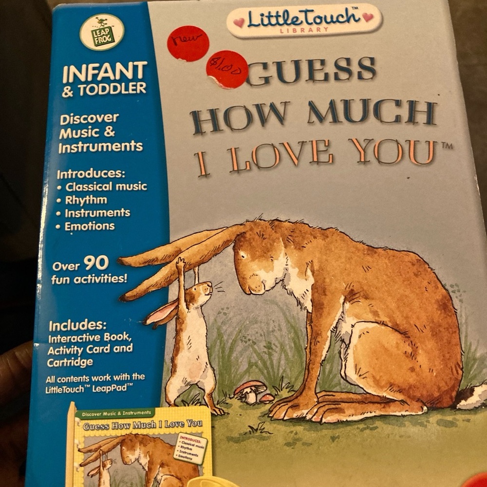 Leapfrog Little Touch Library Guess How Much I Love You Book & Cartridge